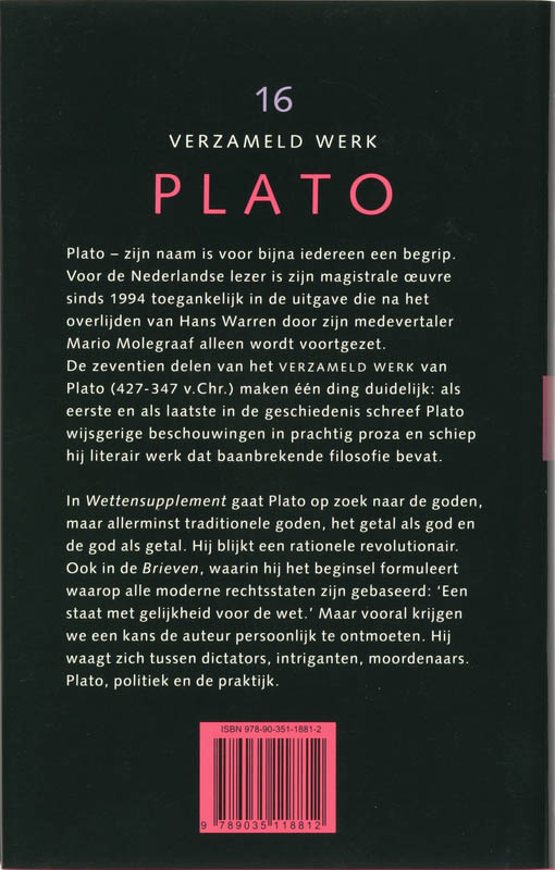 Achterkant van Wettensupplement brieven
