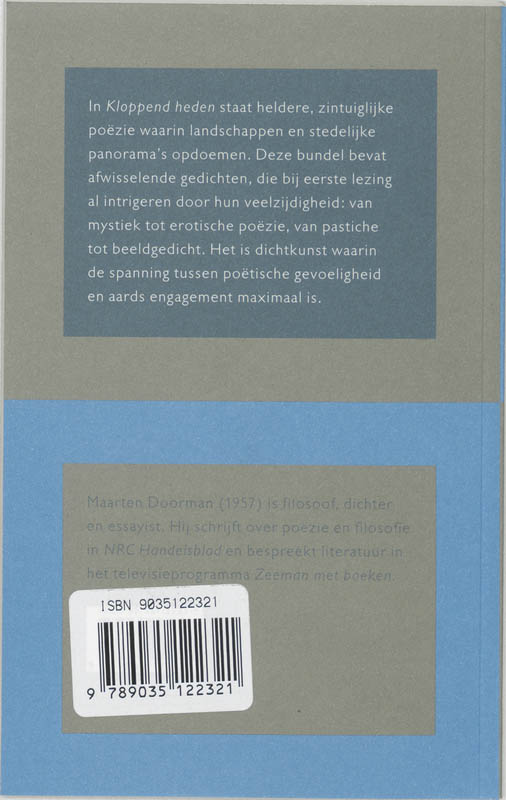 Achterkant van Kloppend heden