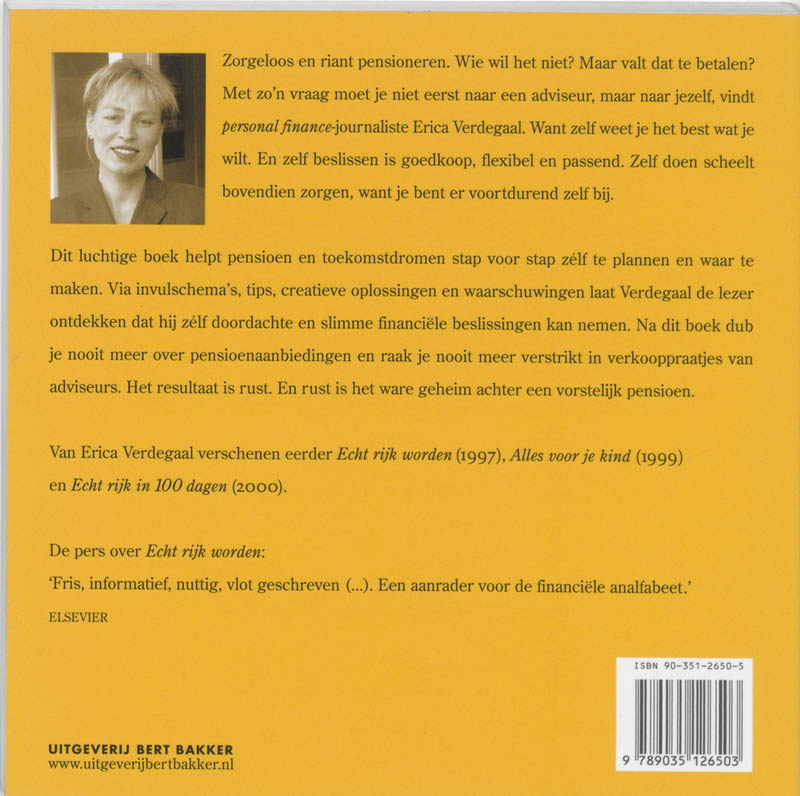 Achterkant van Vorstelijk met pensioen
