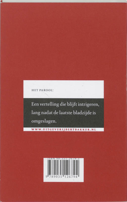 Achterkant van De val