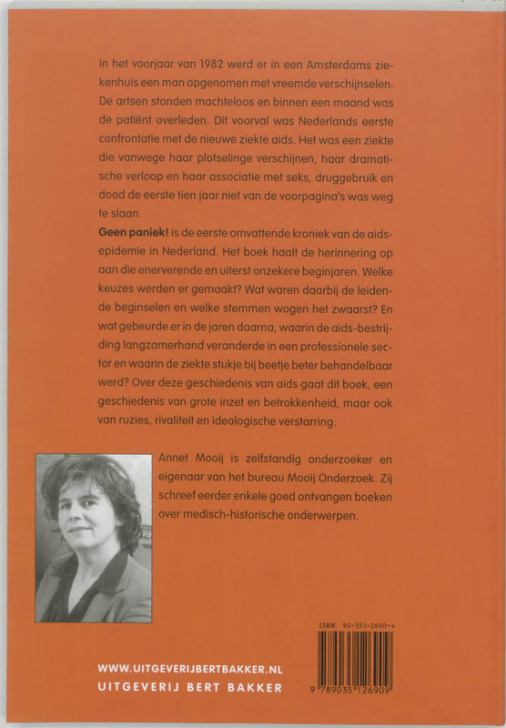 Achterkant van Geen paniek!