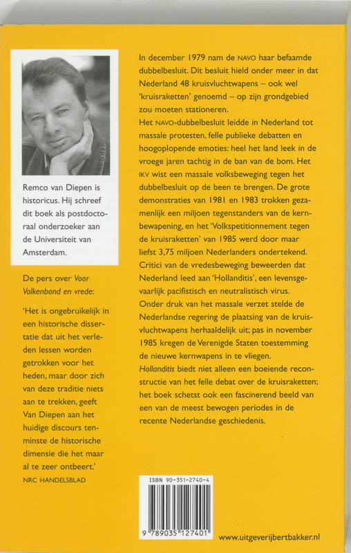Achterkant van Hollanditis