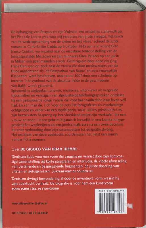 Achterkant van De vrouwen van Mussolini