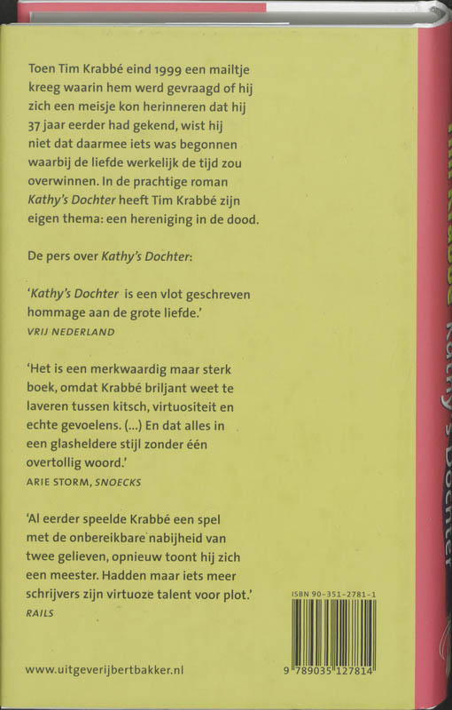 Achterkant van Kathy's dochter