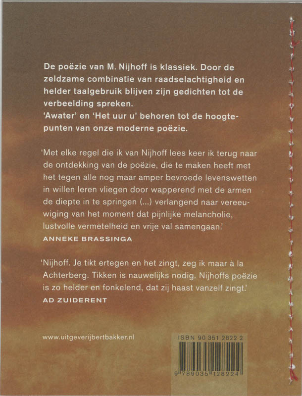 Achterkant van Awater / Het uur u