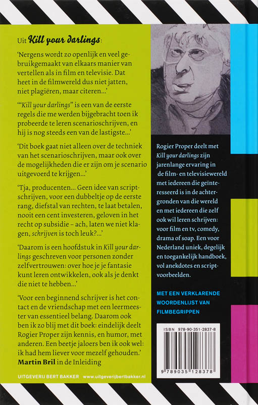 Achterkant van Kill your darlings