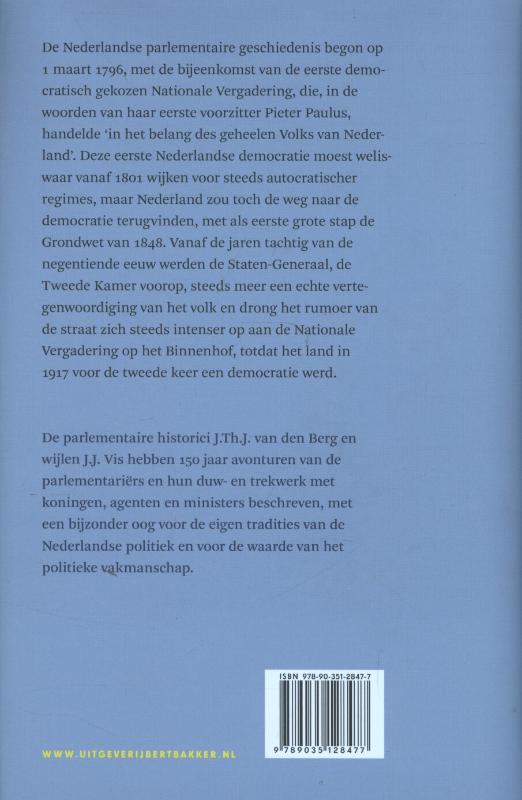Achterkant van De eerste honderdvijftig jaar