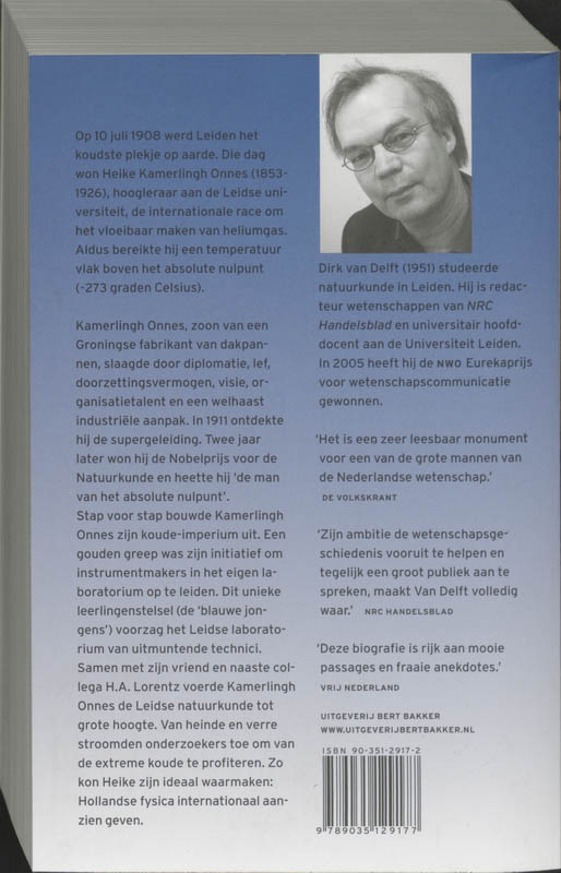 Achterkant van Heike Kamerlingg Onnes