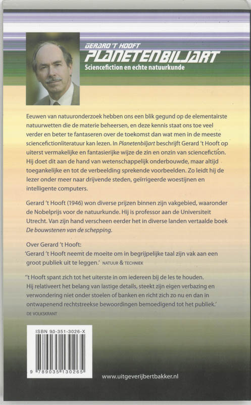 Achterkant van Planetenbiljart