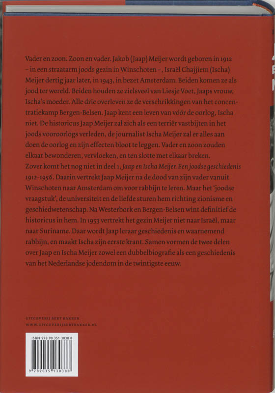 Achterkant van Jaap en Ischa Meijer