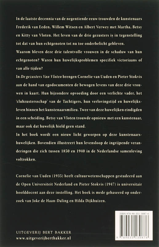 Achterkant van De gezusters Van Vloten