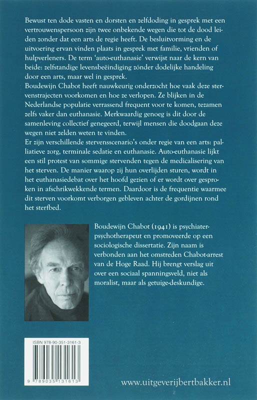 Achterkant van Auto-euthanasie