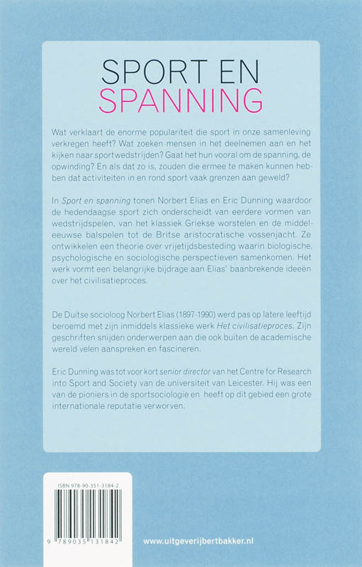 Achterkant van Sport en spanning