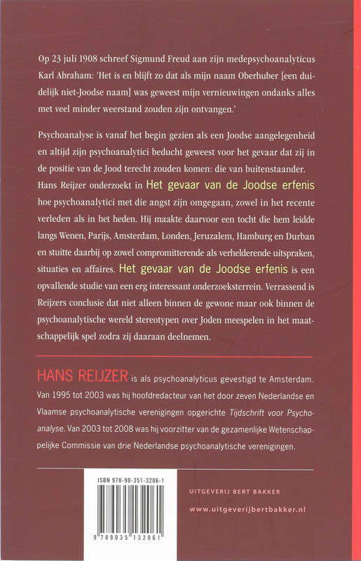 Achterkant van Het gevaar van de Joodse erfenis