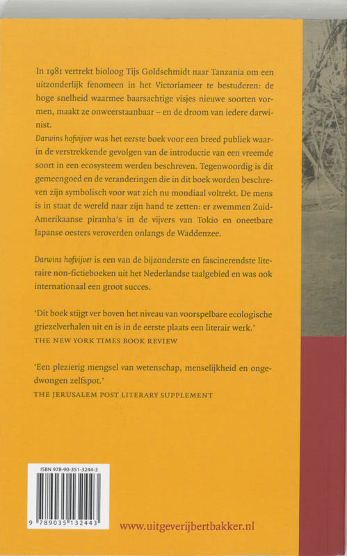 Achterkant van Darwins hofvijver