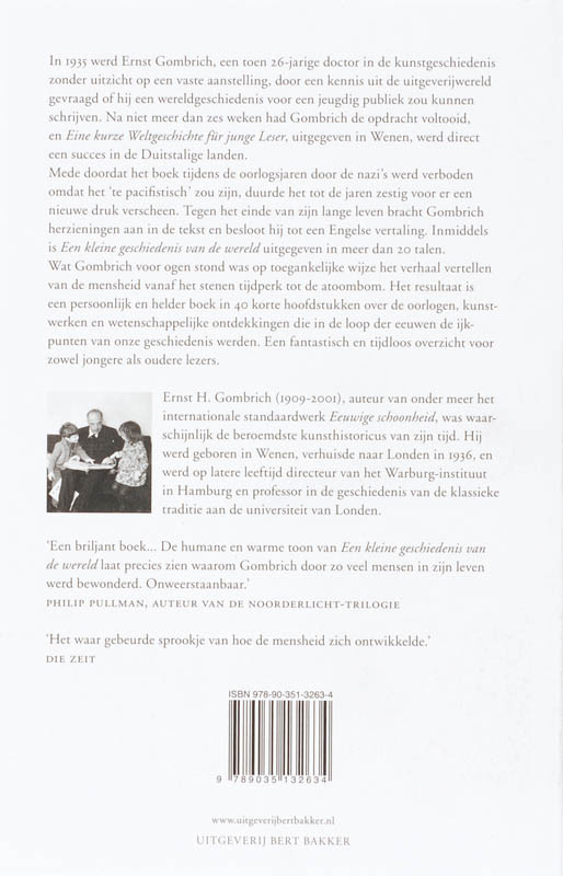 Achterkant van Kleine geschiedenis van de wereld