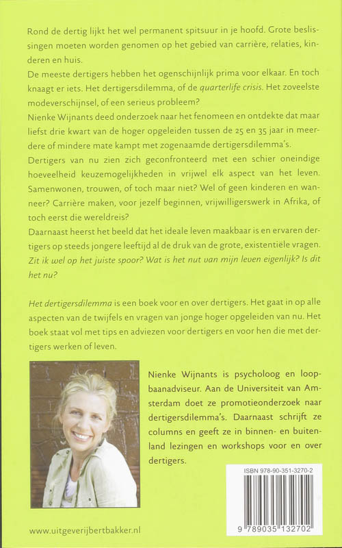 Achterkant van Het dertigersdilemma