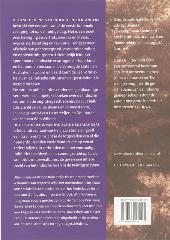 Achterkant van de geschiedenis van Indische Nederlanders