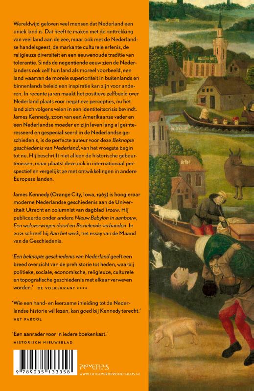 Achterkant van Een beknopte geschiedenis van Nederland