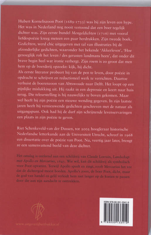Achterkant van Dichter en boer