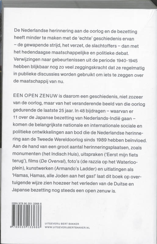 Achterkant van een open zenuw