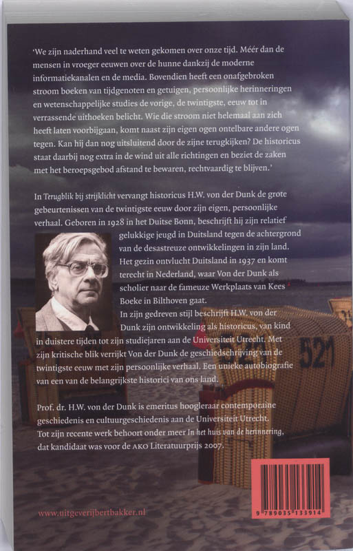 Achterkant van Terugblik bij strijklicht