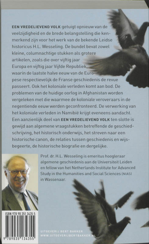 Achterkant van Vredelievend volk