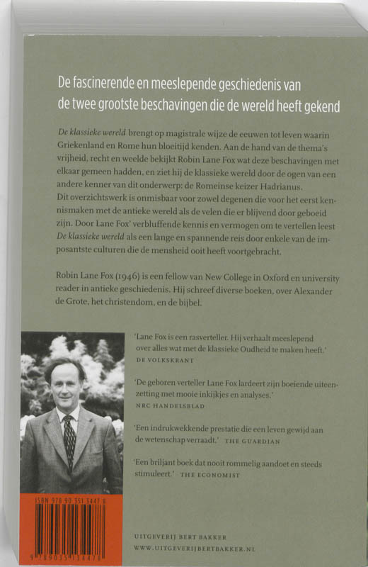 Achterkant van De klassieke wereld