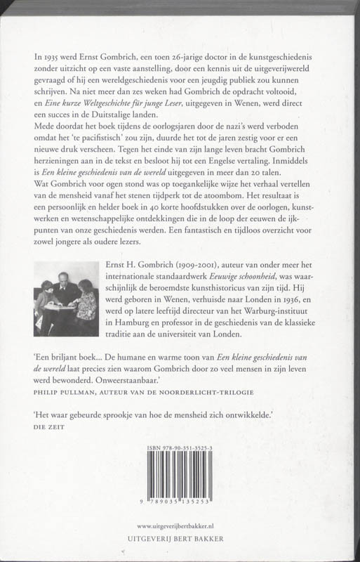 Achterkant van Een kleine geschiedenis van de wereld