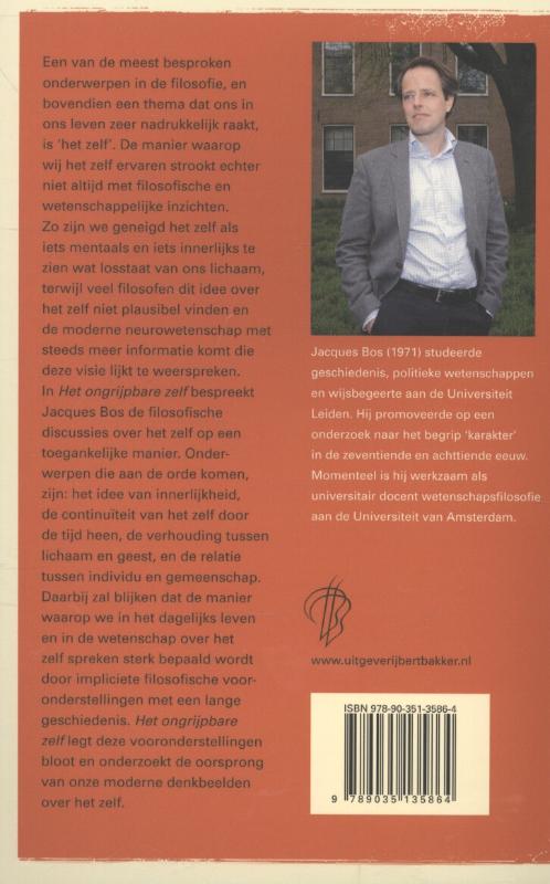 Achterkant van Het ongrijpbare zelf