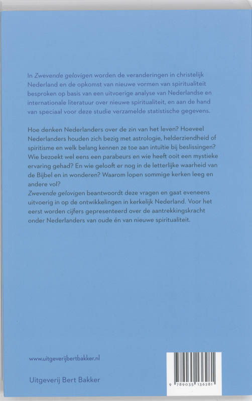 Achterkant van Zwevende gelovigen