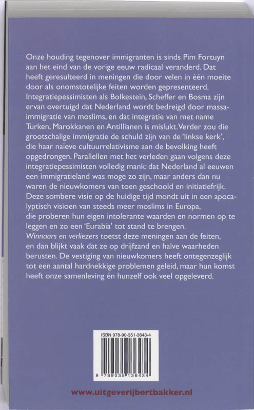 Achterkant van Winnaars en verliezers