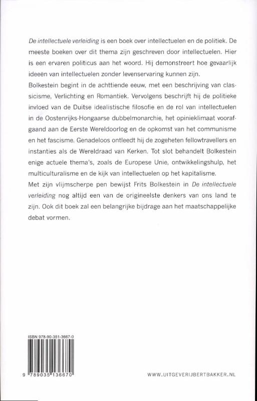 Achterkant van Intellectuele verleiding