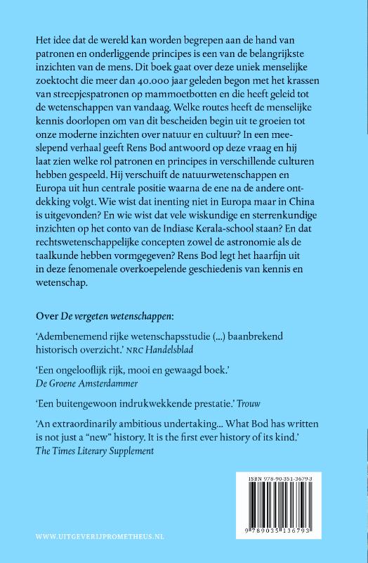 Achterkant van Een wereld vol patronen