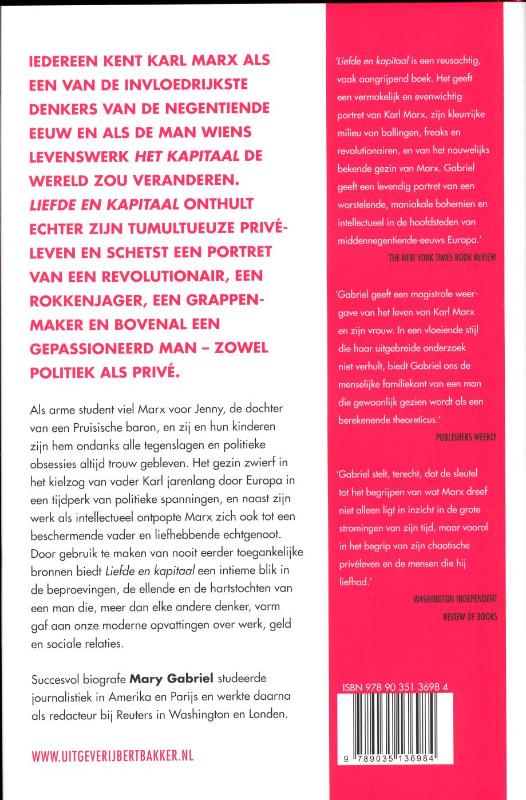 Achterkant van Liefde en Kapitaal