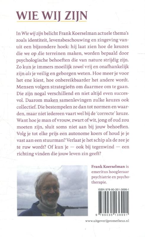Achterkant van Wie wij zijn