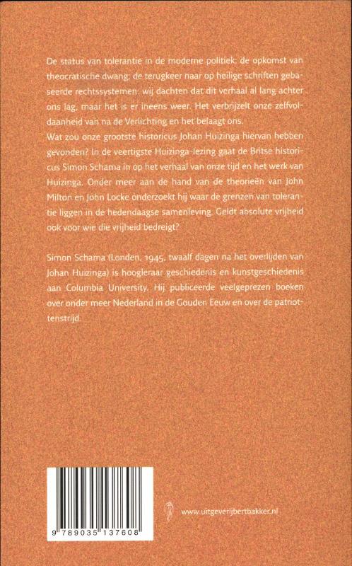 Achterkant van Waar is de tolerantie gebleven?
