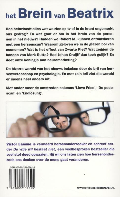 Achterkant van Het brein van Beatrix
