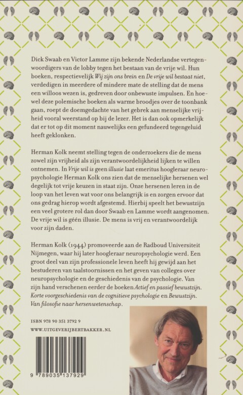 Achterkant van Vrije wil is geen illusie