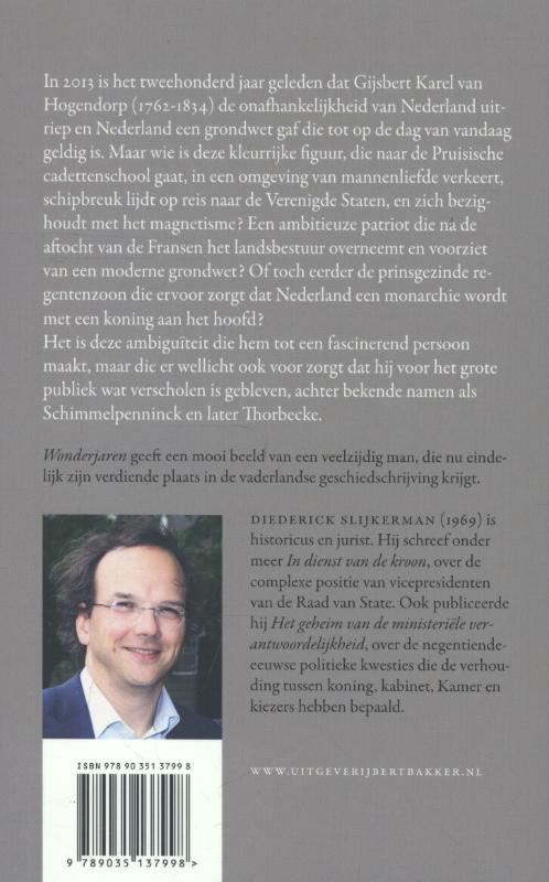 Achterkant van Wonderjaren
