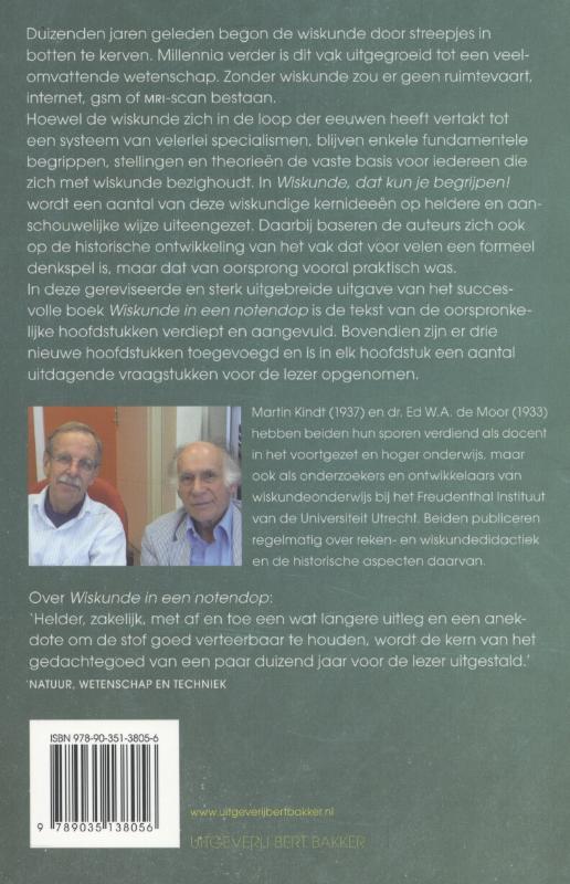 Achterkant van Wiskunde dat kun je begrijpen
