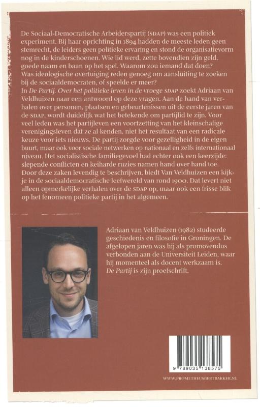 Achterkant van De partij