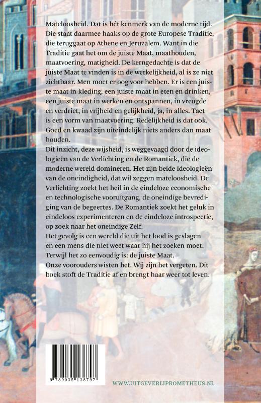 Achterkant van De onzichtbare Maat