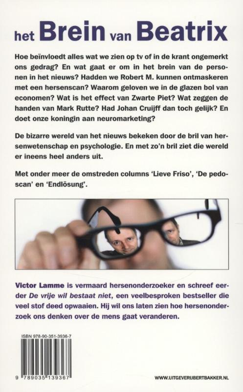Achterkant van Het brein van Beatrix