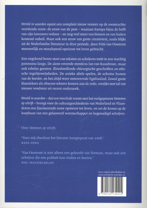 Achterkant van Wereld in woorden
