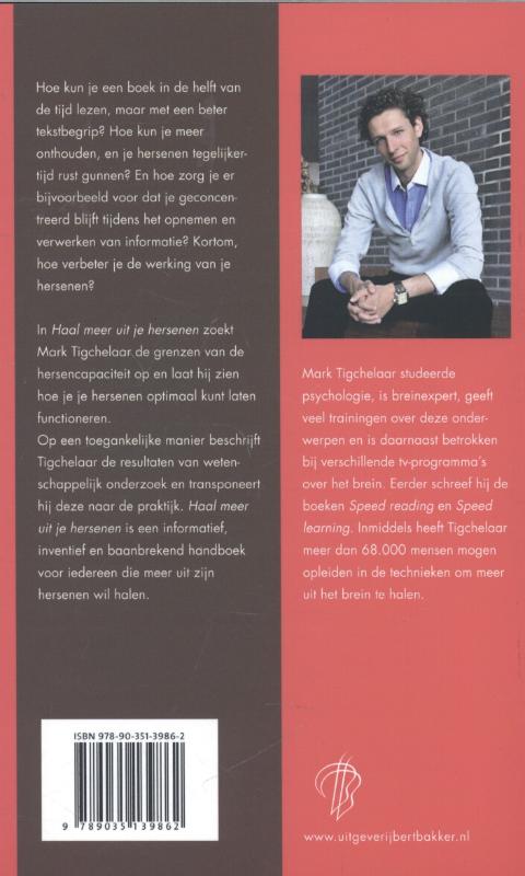 Achterkant van Haal meer uit je hersenen