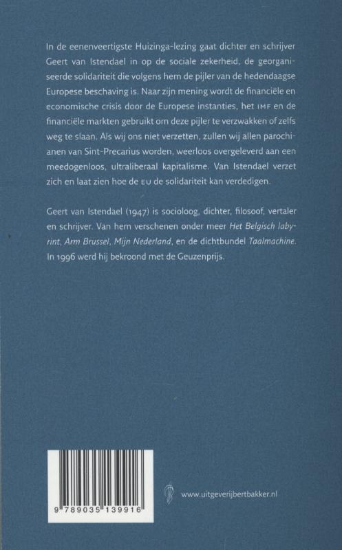 Achterkant van De parochie van Sint Precarius