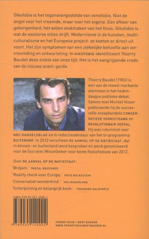 Achterkant van Oikofobie