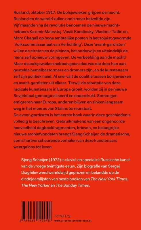 Achterkant van De avant-gardisten
