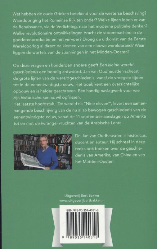 Achterkant van Een kleine wereldgeschiedenis